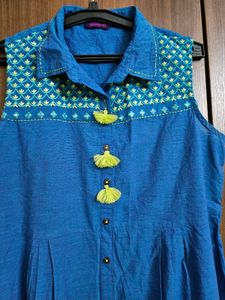 Cotton Embroidered Kurti