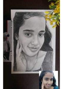 Handmade Pencil Sketch Portrait