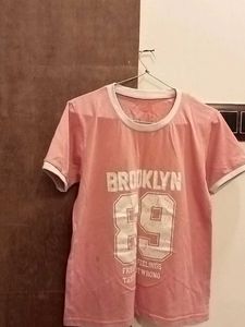 Pink Brooklyn 89 Graphic Tee