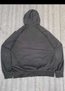 Black Graphic Print Jacket