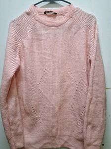 Pink Knit Pullover