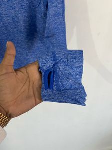 Nike Blue Long Sleeve Top