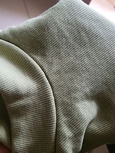 Olive Green Ribbed T-Shirt