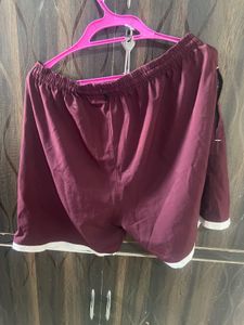 Maroon Running Shorts