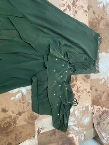 off shoulder skirt and top