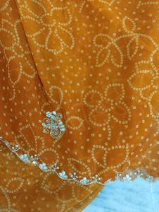 Golden Yellow Saree
