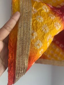 Vibrant Gradient Bandhani Scarf/Dupatta