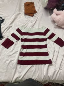 AUTUMN/FALL 2000s striped top