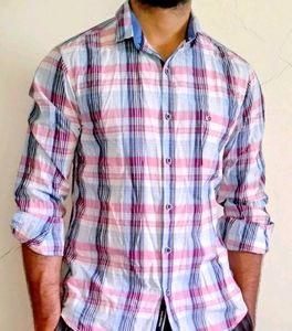 Men's Plaid Casual Shirt