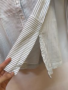 Classic Striped Button-Up Shirt
