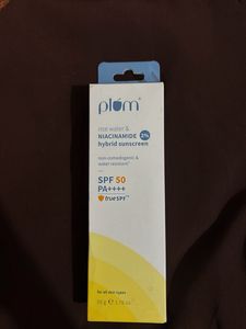 Plum Rice Water & Niacinamide Hybrid Sunscreen