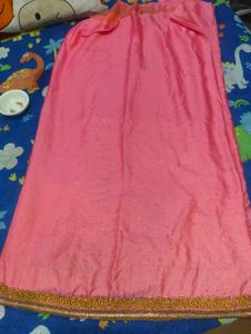 Beautiful party wear Pink Embellished Saree
