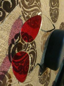 stylish red sunglasses