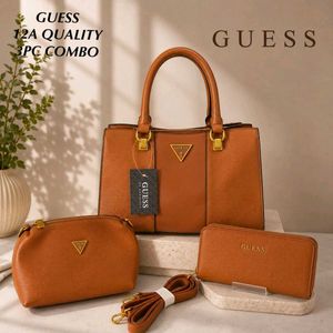 GUESS12A QUALITY 3PC COMBO  HANDBAG WITHOUT BOX