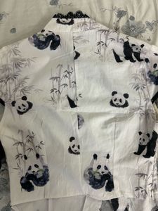 Cute Panda Print top