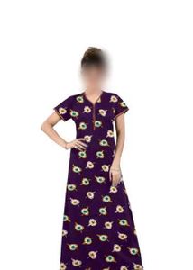 Purple Printed Nightgown