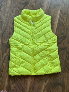 Gap Neon Yellow Puffer Vest