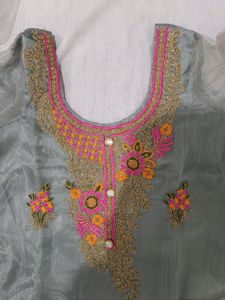 Grey Colour Fancy Suit For Women