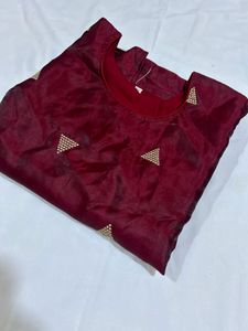 Elegant Maroon Kurta