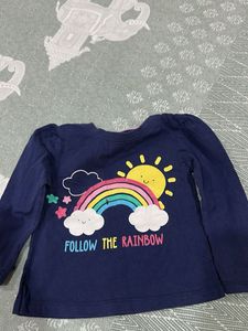 Cute Rainbow Long Sleeve Top