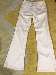 White Flare Jeans