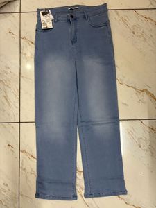 Light Blue Wide Leg Jeans