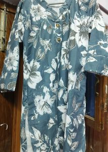 Floral Print Kurta