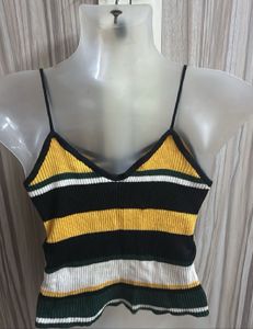 Striped Knit Tank Top