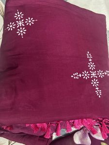 Beautiful Maroon saree