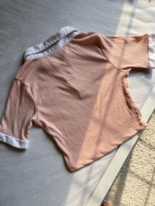 SSS - Ribbed Polo Top