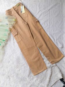 ❤️🧿Trendy Cargo Pants &amp; Sheer Top Set🧿❤️