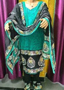 Suit Designer Printed Kurta Shalwar Dupatta