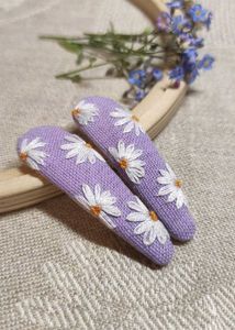 Handmade Daisy Hair Clips