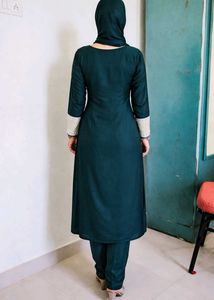 Elegant Teal Kurta Set with Dupatta