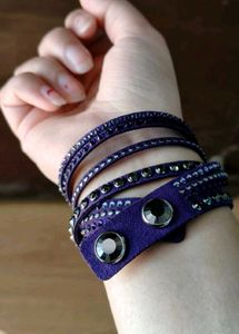 SWAROVSKI Slake Rock Purple Bracelet