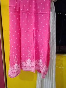 Pink Printed Maxi Dress