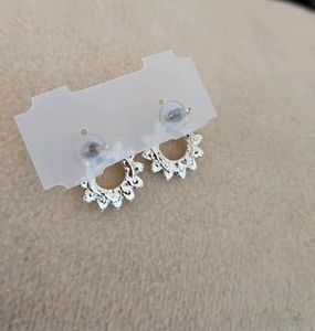 Sparkling Circle Earrings