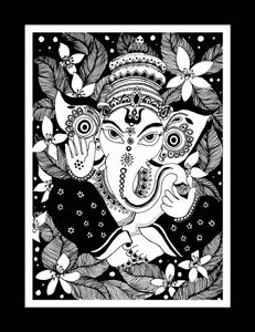 🖤 Lord Ganesha Matte Print (A4 Size) 🖤