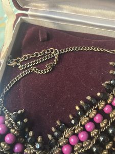 Beaded boho Statement Necklace