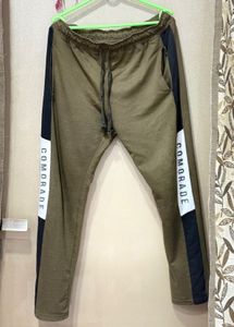 Stylish Olive Green Track Pants