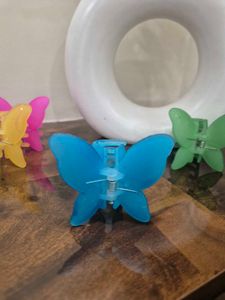 Butterfly Hair Claw Clips Set