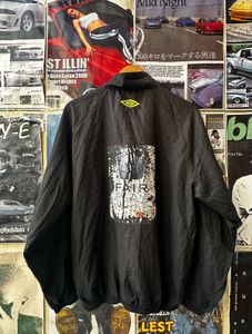 Umbro Black &amp; Neon Windbreaker Jacket