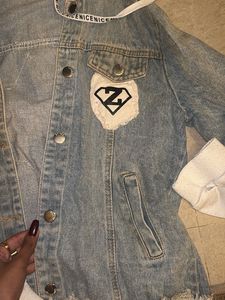 Denim Jacket with Hoodie