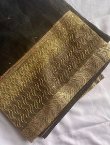 New Black Saree
