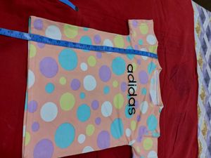 Adidas Pastel Polka Dot T-Shirt