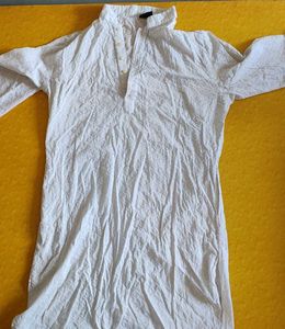 White Embroidered Kurta