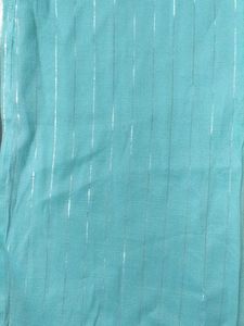 Blue Kurta with Silver Stripes
