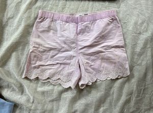 Lavender Eyelet Shorts