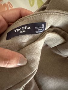 Classic Beige Tailored Trousers