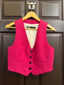 Zara Pink Vest